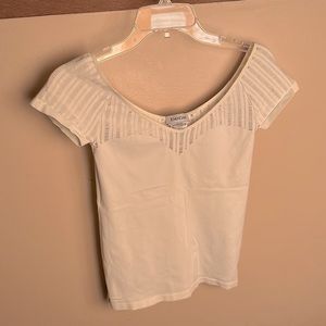 Bebe top size M/L white